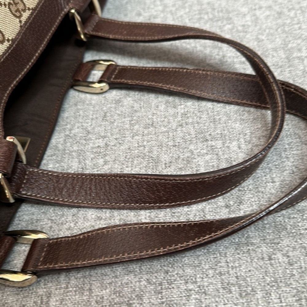 Authentic Gucci GG Canvas Abbey D-Ring Tote Bag - Picture 9 of 16